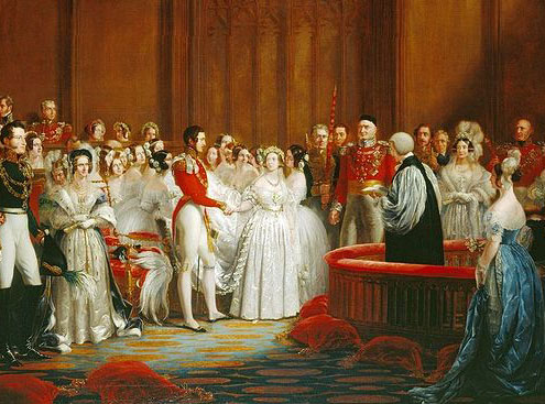 Svatba královny Viktorie a Alberta ze Saxu